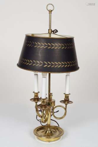 BRASS BOUILLOTTE TABLE LAMP