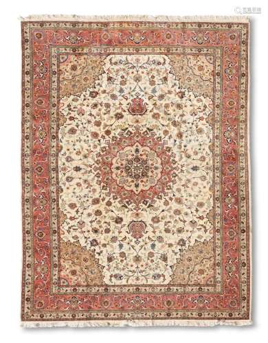 A Persian Tabriz Sherkat area rug