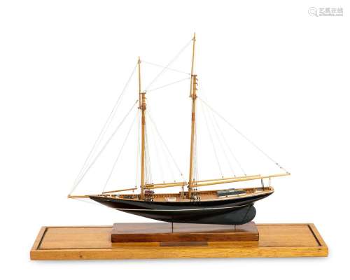 A Ketch "Bank Fisherman" ship model