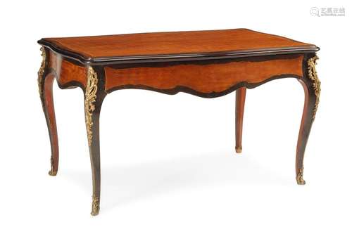 A French parquetry salon table