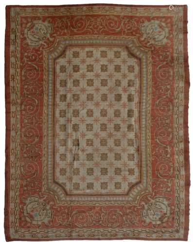 An English flatweave rug