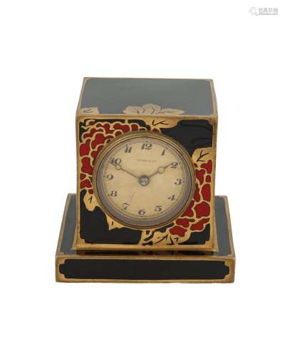An Art Deco clock by Cartier