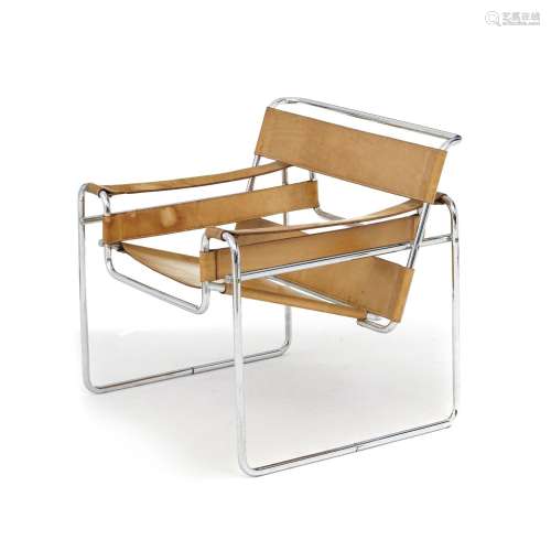 Fauteuil B3 dit Wassily d`après Marcel Breuer (1902-1981), s...