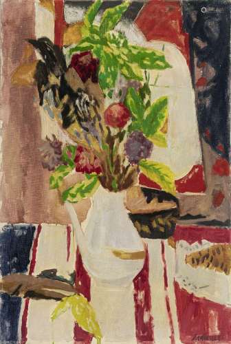 Jules Cavailles (1901-1977), "L`opaline blanche", ...