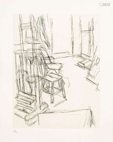 Alberto Giacometti (1901-1966), "Les chaises dans l`ate...