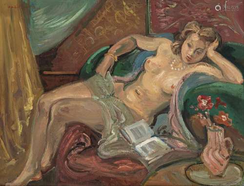 André Planson (1898-1981), Nu féminin, huile sur toile, sign...