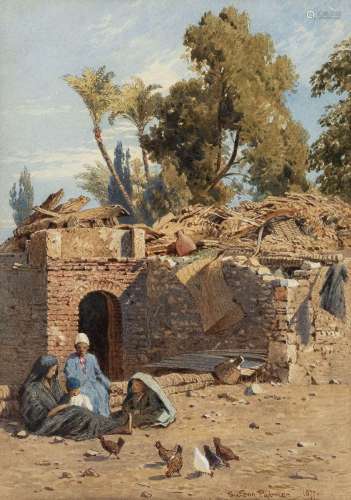 Harold Sutton Palmer (1854-1933), "In Cairo", 1877...