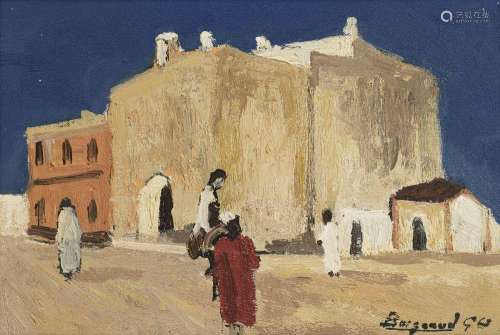 Georges Borgeaud (1914-1998), "Ibiza", 1967, huile...