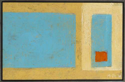 Walter Mafli (1915-2017), Composition abstraite, 2016, craie...