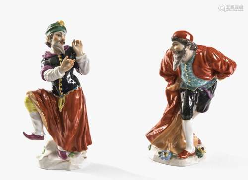 Pantalone and dancing Japanese - Meissen