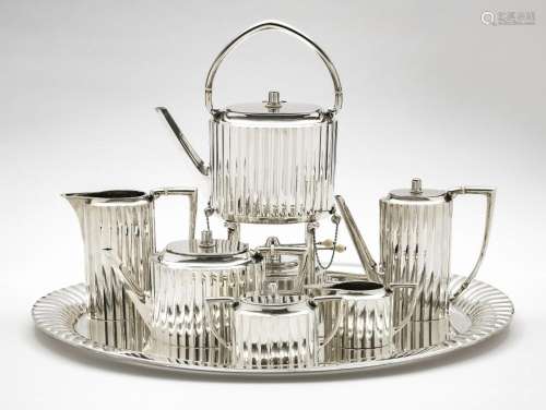 An eight-piece tea- and coffee service - Vienna, as of 1922