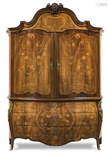 A bureau cabinet - Saxony, circa 1775