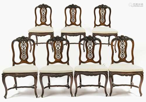 A set of nine chairs - North German, 18th century