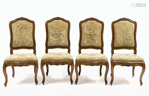 A four-piece suite - German, 18th century