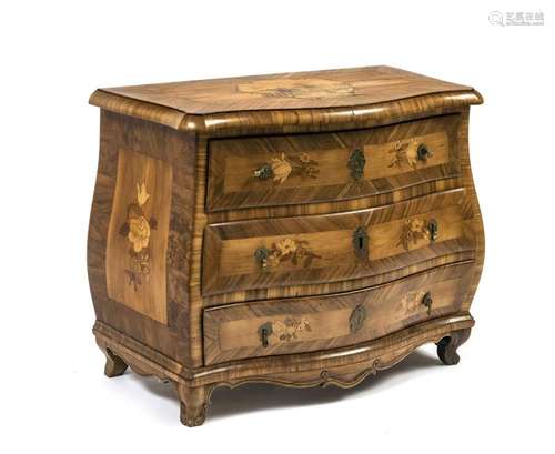 A miniature commode - Central German, 18th century