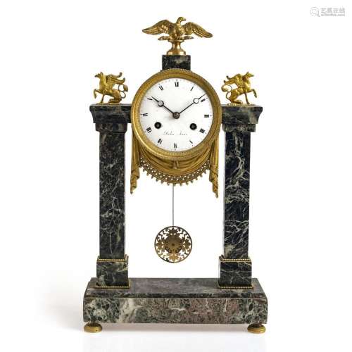 A portico clock - Paris, 19th century