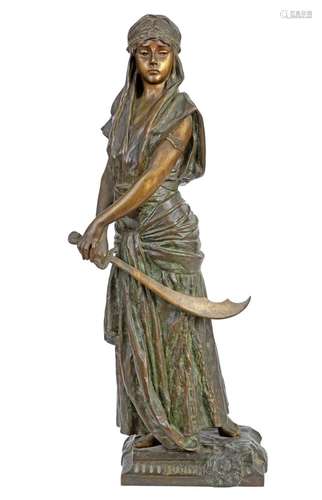 Emmanuel VILLANIS (1858-1914)//R//Judith//R//Bronze à double...