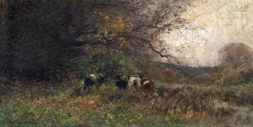 Maurice HAGEMANS (1852-1917)//R//Vaches dans une clairière//...