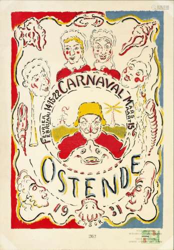 James ENSOR (1860-1949)//R//Carnaval Ostende