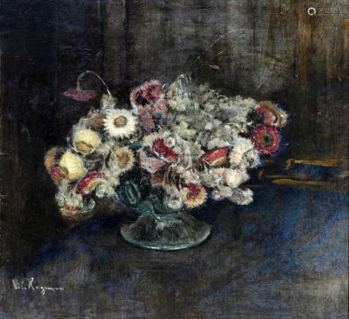 Victor HAGEMAN (1868-1938)//R//Bouquet de fleurs//R//Huile s...