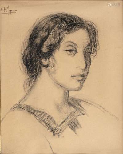 Victor HAGEMAN (1868-1938)//R//Portrait de femme juive//R//F...