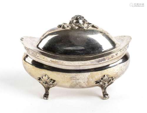 Italian silver sugar pot - Turin 19th century, mark of CARLO...