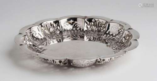 English Edwardian sterling silver basket - Sheffield 1907, m...