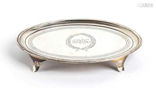 English Georgian sterling silver salver  - London 1818, mark...