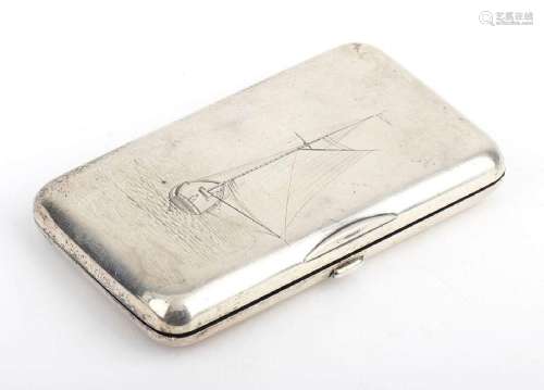 Russian silver cigarette case - St Petersburg 1898, mark of ...
