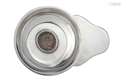 Italian sterling silver tastevin - BULGARI