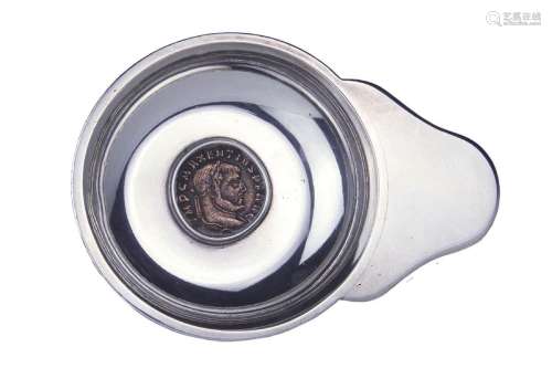 Italian sterling silver tastevin - BULGARI