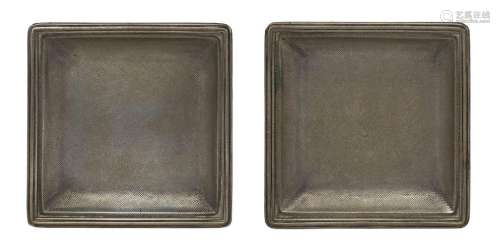 A pair of silver small dishes - Milan 1935-1945, mark of MAR...