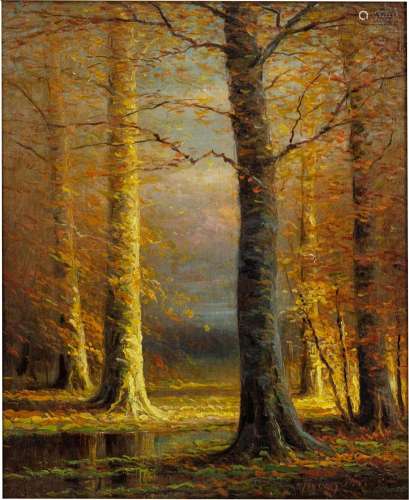Harvey Joiner (American, 1852-1932), Autumn Forest