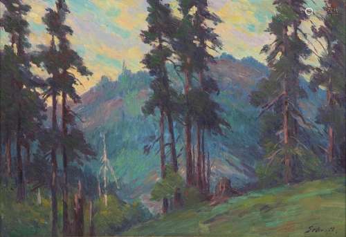 Alfred Herman Schroff (American, 1863-1939), Landscape