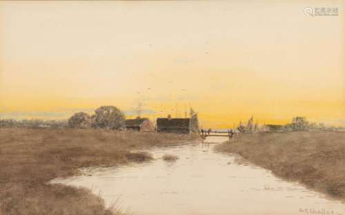 Samuel R. Chaffee (American, 1859-1913), Marsh Scene