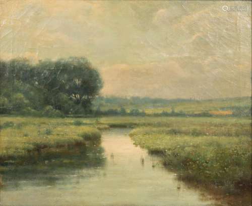 Reuben Le Grande Johnston (American, 1851-1918), Landscape