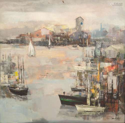 Jean Kalisch (American, 20th century), Harbor Scene