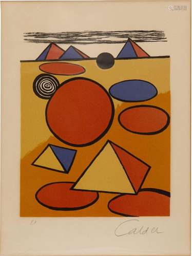 Alexander Calder (American, 1898-1976), Hommage a San Lazzar...