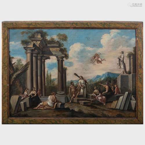 European School: Capriccio Scenes: A Pair