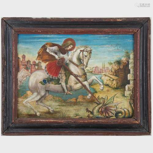 Manner of Jacopo del Sellajo (c. 1441-1493): St. George and ...