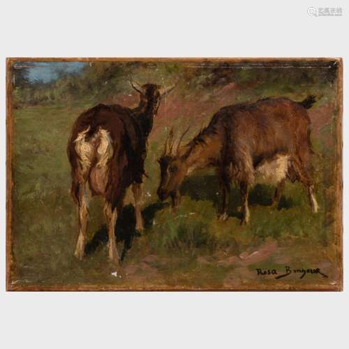 Rosa Bonheur (1822-1899): Chevres paissant