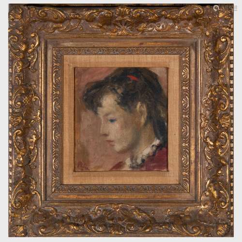 Attributed to Robert Philipp (1895-1981): Portrait in Profil...