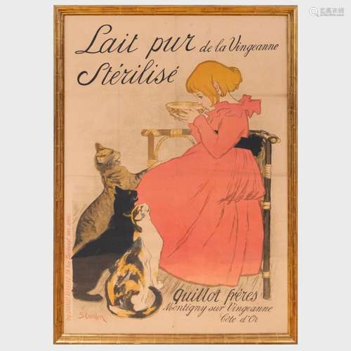 Théophile Alexandre Steinlen (1859-1923): Lait pur Sterelise