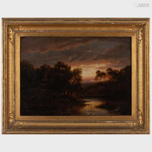 William McDougal Hart (1823-1894): Stream in the Catskill Mo...