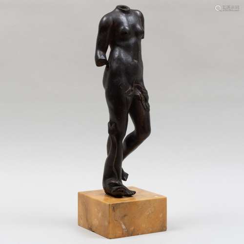 Rare Nuremberg Bronze Model of a Standing Venus