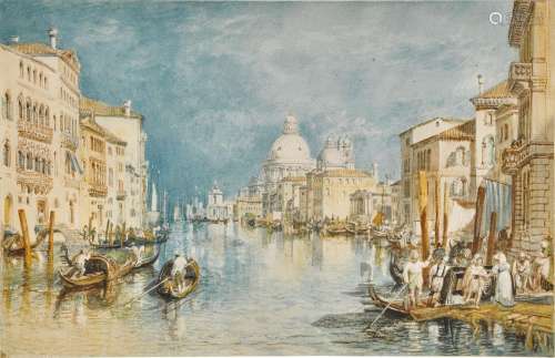The Grand Canal, with Santa Maria della Salute, Venice