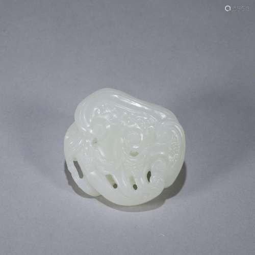 A fruit patterned jade ornament