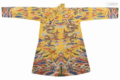 A dragon patterned k'o-ssu robe, Ming dynasty mark