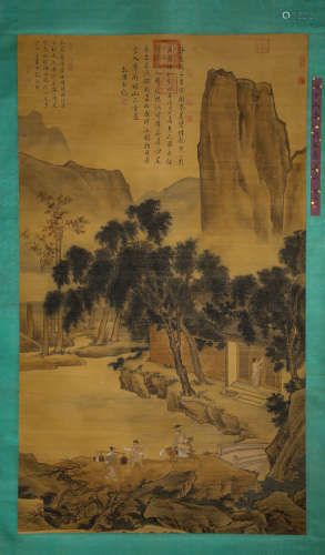 Qiu Ying (1494-1552), Chinese Landscape Painting