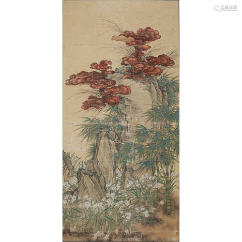 Jiang Tingxi (1669-1732), Chinese Lingzhi Painting